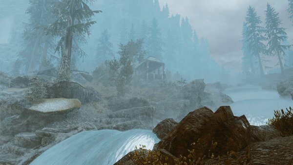 Туманный пейзаж.. SkyrimSE (сборка 6.0)