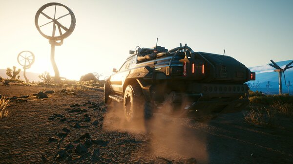 Пылим в рассвет.. Cyberpunk 2077