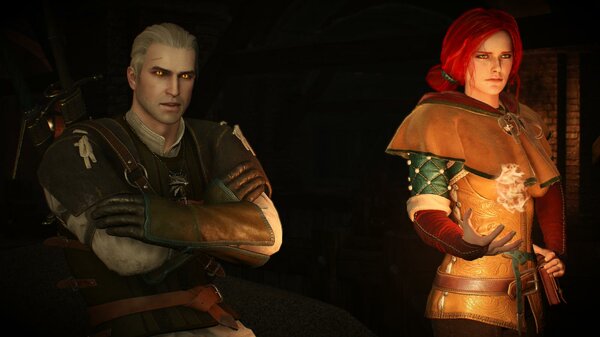 ТРИСС и Геральт.. Ведьмак III (сборка Торна)