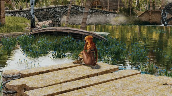 Фолкритский пейзажик.. Skyrim SE (Тропики 7.0)