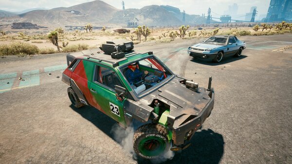 Вот, резкий поворот. И мотор ревет.. ;)