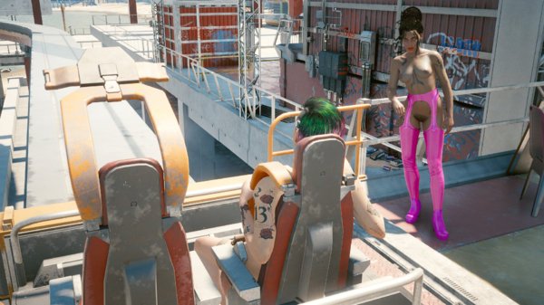 С Джуди на Амер. горках. Cyberpunk 2077