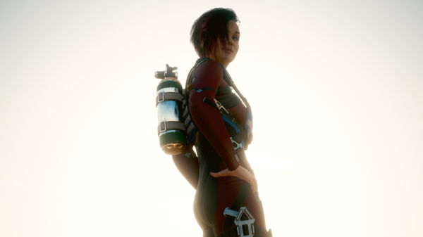 Джуди:-"Ты будешь погружаться без гидрокостюма?".