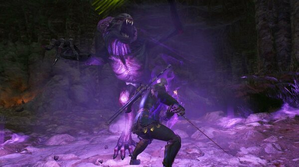 Геральт сражается с опаснейшим вампиром.