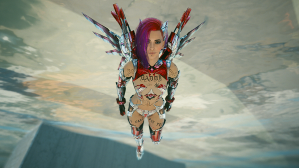 Ви плавает под водой.