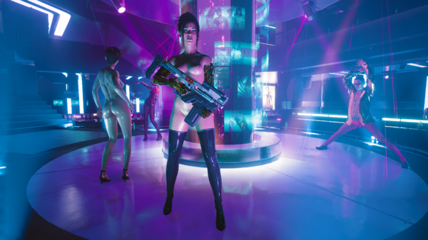 Полнейший бесцеремонный стиль. Cyberpunk 2077