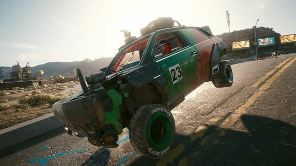 Приземление.. Cyberpunk 2077