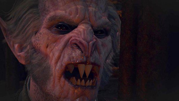 РЕГИС в форме высшего вампира.. Ведьмак III