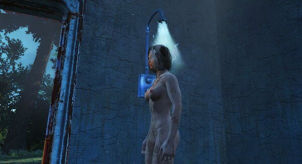 Под душем.. Fallout-4 (Сборка 7.0)