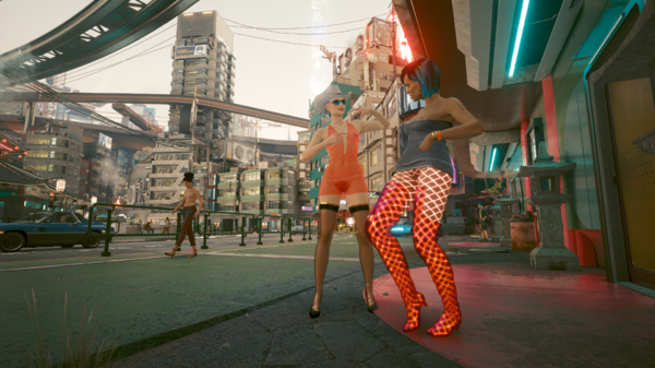 Ви в новом оранжевом прозрачном платье.