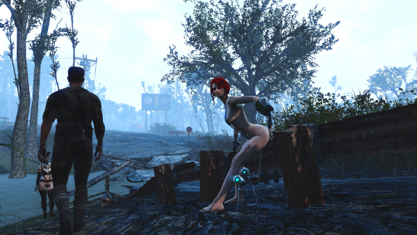 Трисс захотела искупаться.