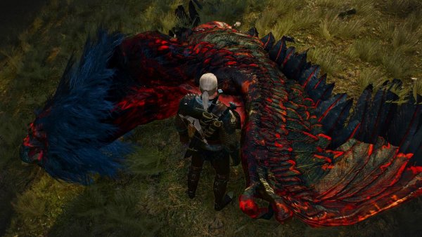 Падший от меча Геральта АРХИ-ГРИФОН.. Ведьмак III