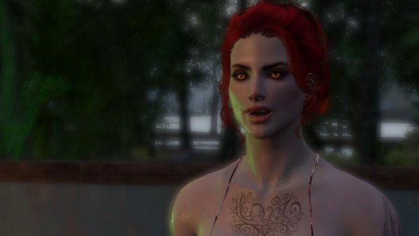 Вамп пробовала вампирский мод ;)