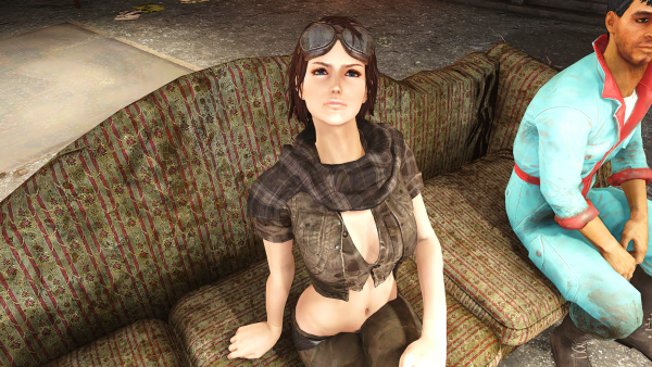 Без макияжа милая Мусорщица.