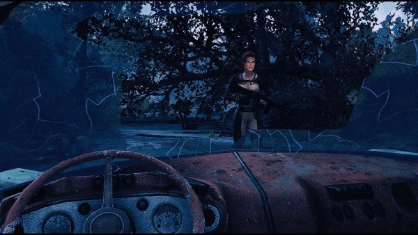 Вечерняя дорога.. Fallout-4 (Сборка 7.5)