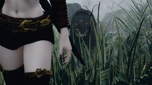 Новая перса, и она вампир. ;) Skyrim SE (Тропики 7.0)