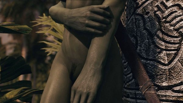 У Орчер оригинальные текстуры тела..