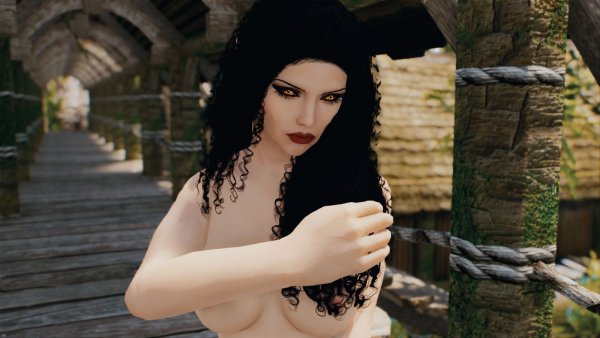 Роскошная ЭЛЬФАЙНА.. Skyrim SE (Тропики 7.0)