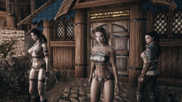 Лара, Анджелина и Диана.. Skyrim SE (Тропики 7.0)