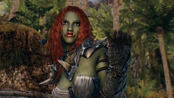 Обаятельная Орчер ;) Skyrim SE (Тропики 7.0)