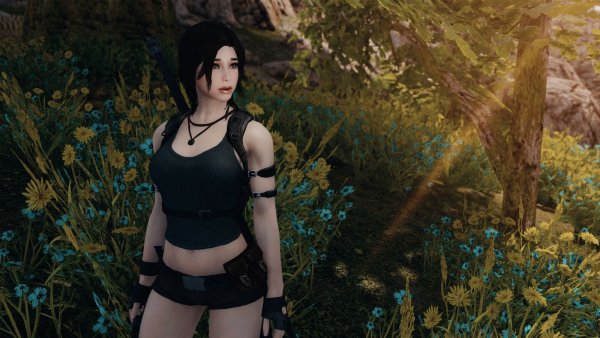 Лара Крофт.. Skyrim SE (Тропики 7.0)