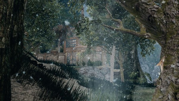 Не то - снег, не то - пепел ;) Skyrim SE (Тропики 7.0)