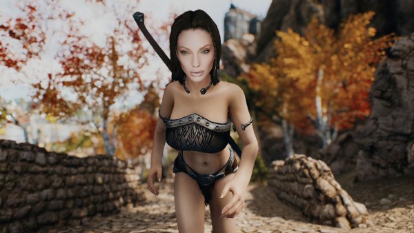Анджелина Джоли.. Skyrim SE (Тропики 7.0)