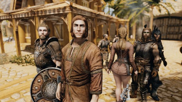 В Вайтране людно.. Skyrim SE (Тропики 7.0)