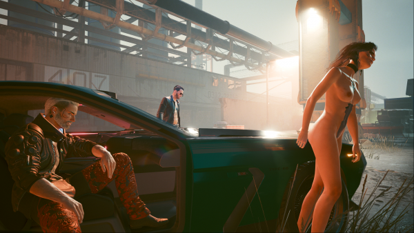 Ви и Бестия в порту.