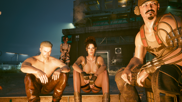 Панам:-"А не выстрелит ли мне в спину та его деФка?".