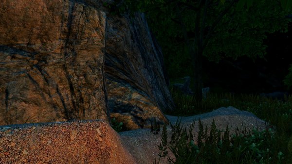 Камушки ночью