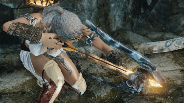 НИКА пускает огненную стрелу.. SKYRIM AE (сборка 10)