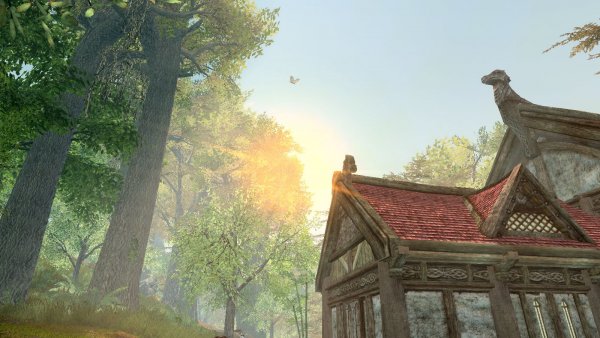 Утров Озерном.. SKYRIM AE