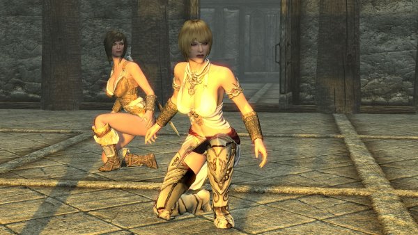 Тренировка в Озерном.. SKYRIM AE