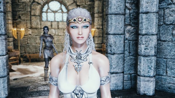 Это НИКА. Она маг гильдии.. SKYRIM AE (сборка 10)