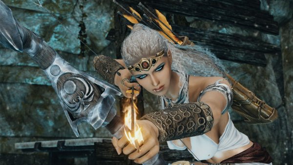 НИКА охотиться на нежить.. SKYRIM AE (сборка 10)