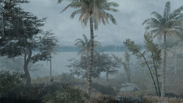 Дождливый пейзаж.. SKYRIM AE (сборка 10)