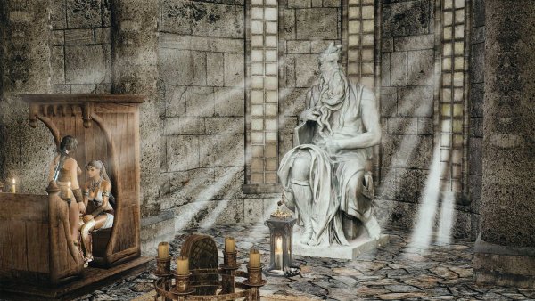 В храме Стражи Рассвета.. SKYRIM AE (сборка 10)