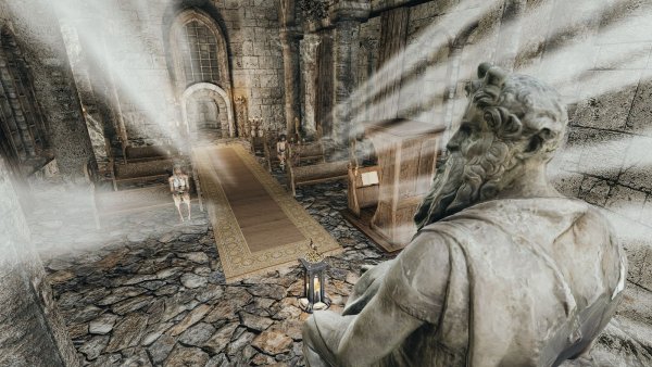 Зал для молитв у Стражи Рассвета. SKYRIM AE (сборка 10)