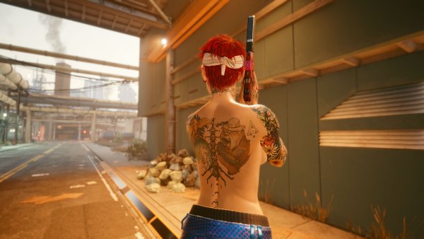 Тату.. Cyberpunk 2077