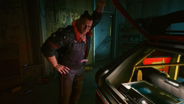 Открой контейнер, типа.. Cyberpunk 2077