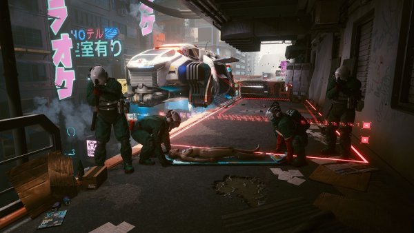 Сандру Дорсет забирают.. Cyberpunk 2077