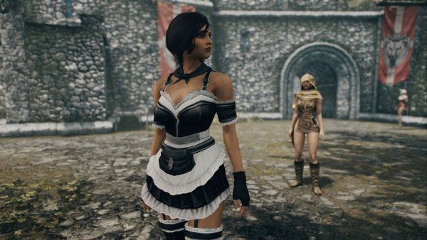 Деваха в Солитьюде.. SKYRIM AE (сборка 10)