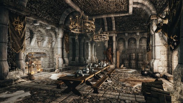 В замке Стражи рассвета. SKYRIM AE (сборка 10)