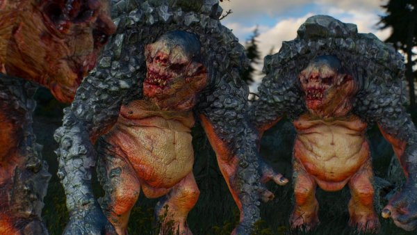 ГОРНЫЕ ТРОЛИ, или монстры мира Ведьмак III