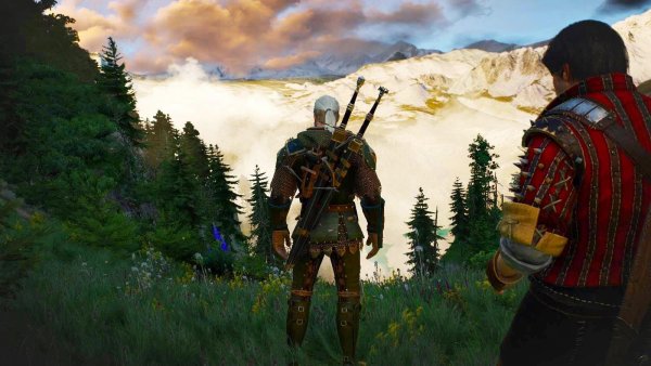 ПЕЙЗАЖНОЕ с Геральтом.. Ведьмак III (сборка Торна)