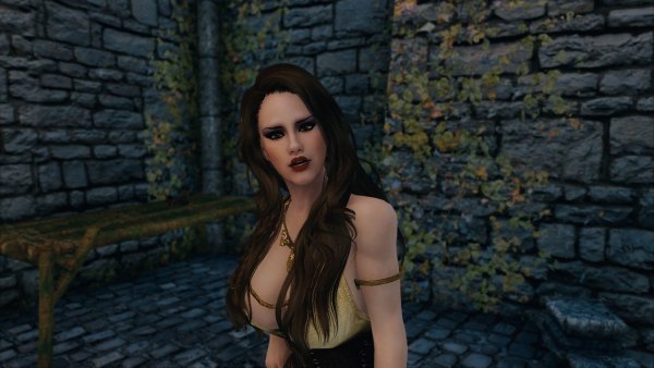 Деваха в городе.. Skyrim SE (Тропики 7.0)