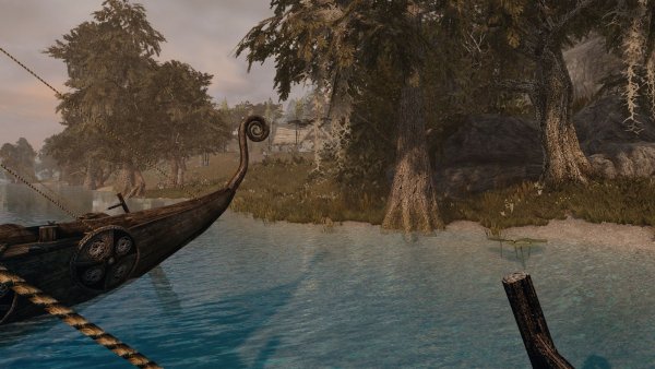 Речной берег.. SKYRIM AE (сборка 10)