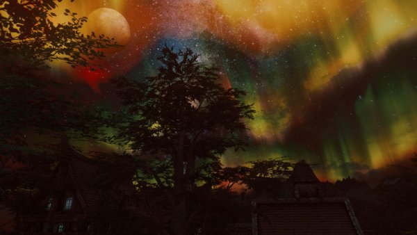 Ночное небо.. Skyrim SE (сборка 11)