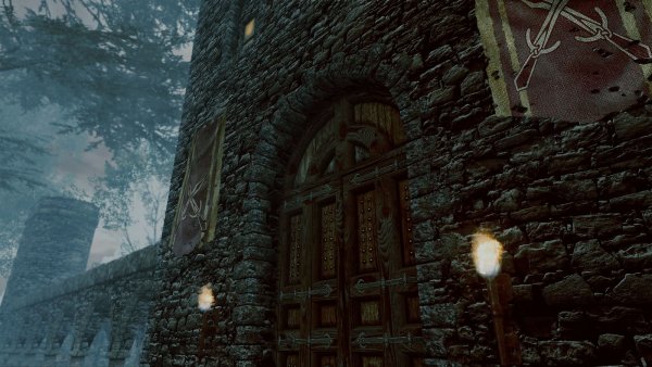 Стены замка в Рифтене.. Skyrim SE (сборка 11)